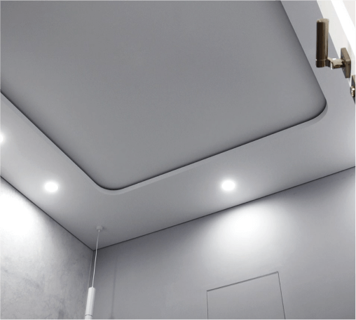 Двухуровневые натяжные потолки